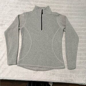 Women’s EVERLAST 1/2 Zip Fleece Pullover Shirt Size Large Gray